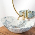 Накладной умывальник Rea Royal Granit Matt